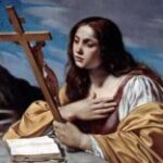 Santa Honorata de Pavía, hermana de santo, hecha cautiva por bárbaros